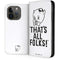 Looney Tunes Porky Thats All Folks Grid iPhone 15 Pro Folio Case